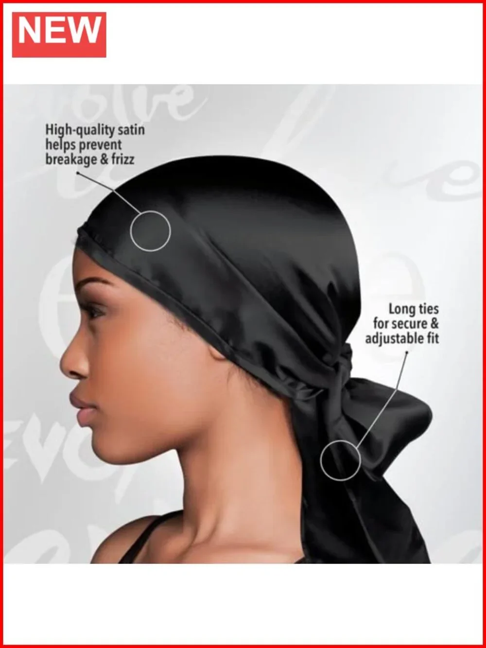 Satin Wrap Scarf - Hair Protection & Nighttime Style